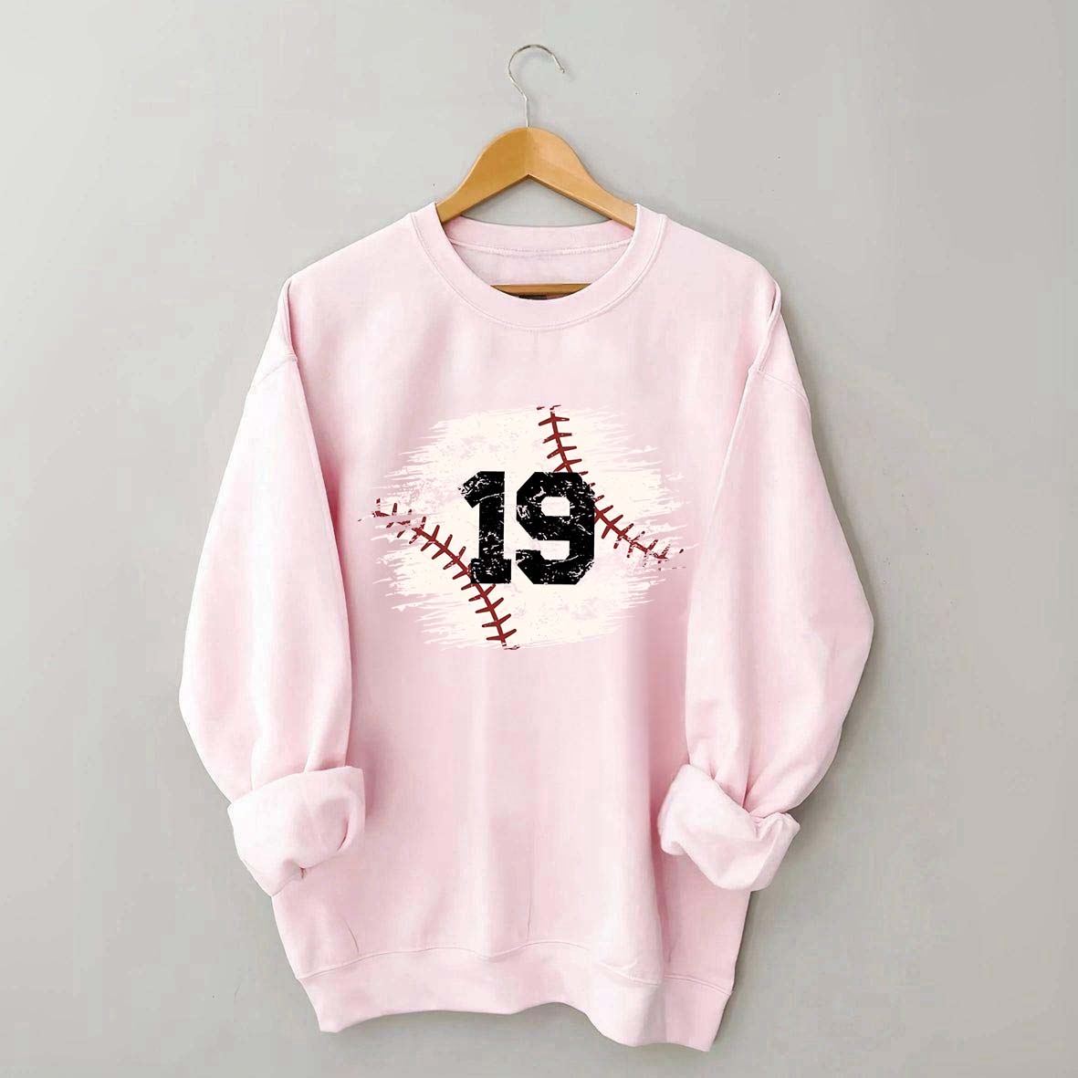 Custom Baseball Team Number Sweatshirt