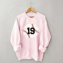 Custom Baseball Team Number Sweatshirt