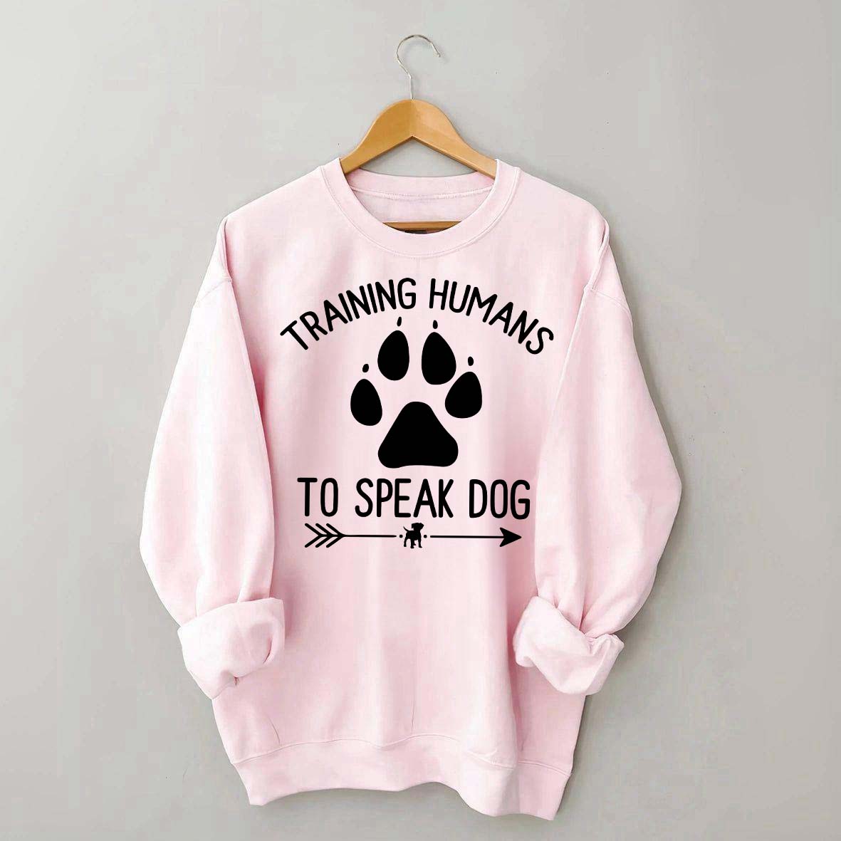 Training Humans To Speak Dog Sweatshirt