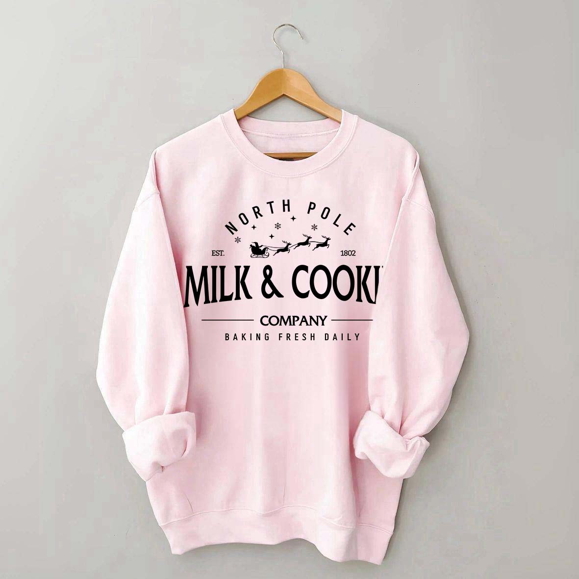 North Pole Milk and Cookie Co Sweatshirt