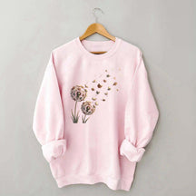 Bookish Women Funny Dandelion Books Sweatshirt
