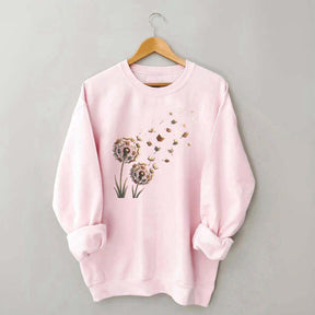 Bookish Women Funny Dandelion Books Sweatshirt
