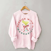 Christmas Margarita Xmas Cocktail Sweatshirt