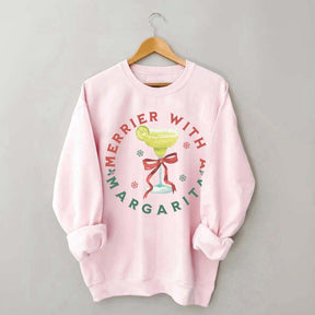 Christmas Margarita Xmas Cocktail Sweatshirt