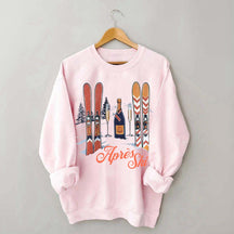 Apres Ski Champagne New Years Eve Sweatshirt
