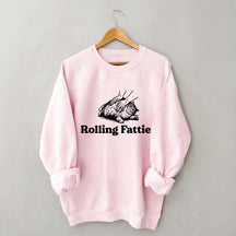 Cute Rolling Fatties Cat Sweatshirt