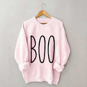 BOO Minimalist Halloween Sweatshirt