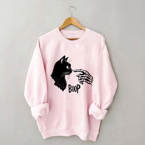 Cat Halloween Boop Sweatshirt
