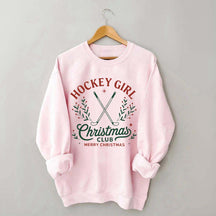 Hockey Girl Christmas Club Sweatshirt