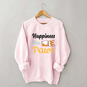Happiness Has Paws Sweatshirt