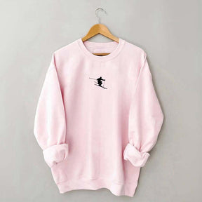 Minimalist Skiing Sweatshirt