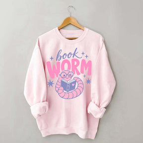 Book Worm Trendy Reading Sweatshirt