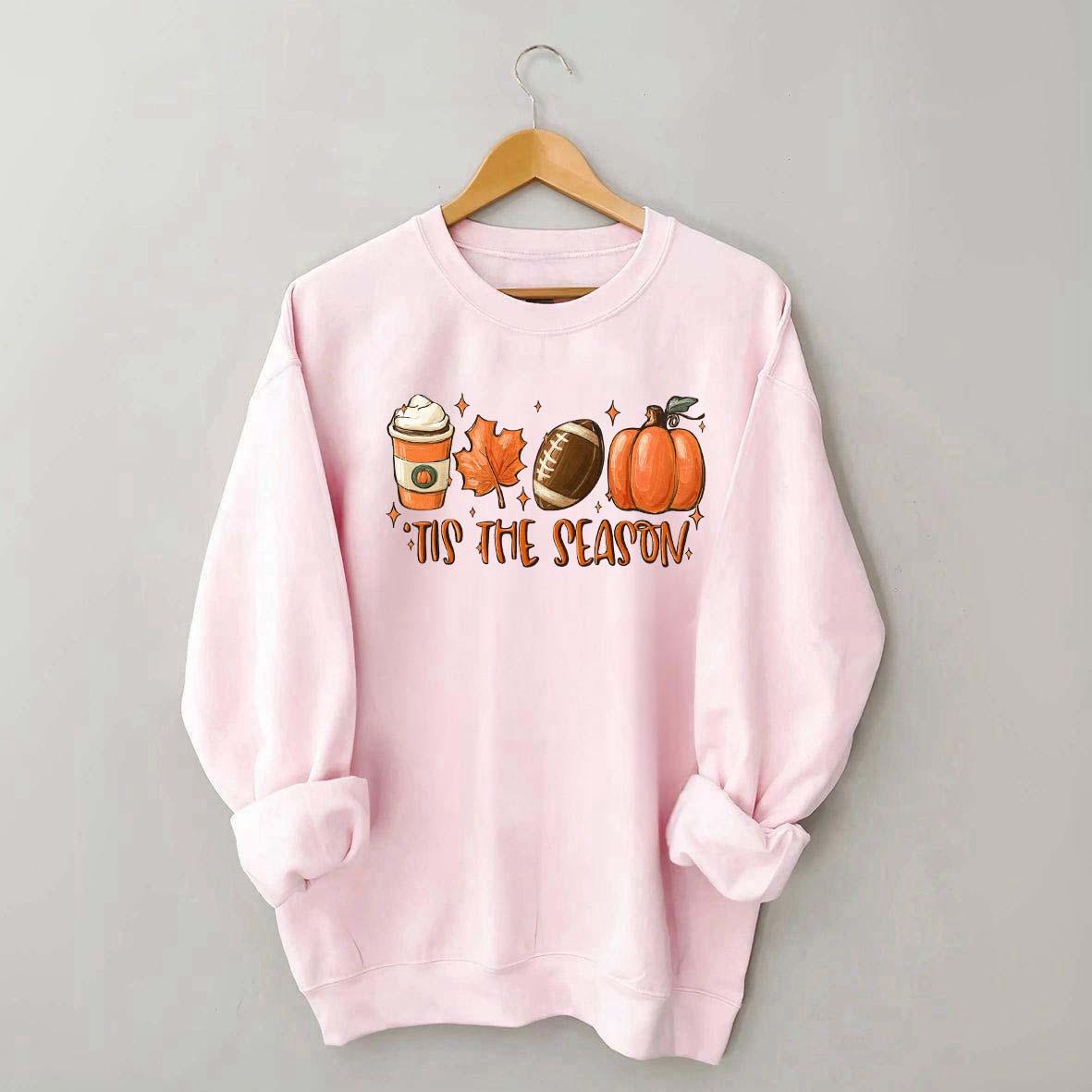 Tis The Season Coffee Football Sweatshirt