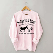 Donkey Owner Dog Sweatshirt
