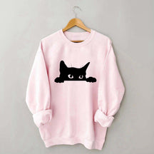 Cute Black Cat Owner Sweatshirt