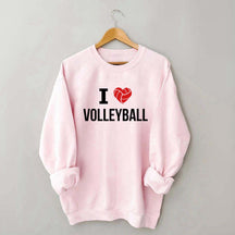 I love Volleyball Sweatshirt