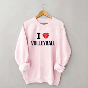 I love Volleyball Sweatshirt