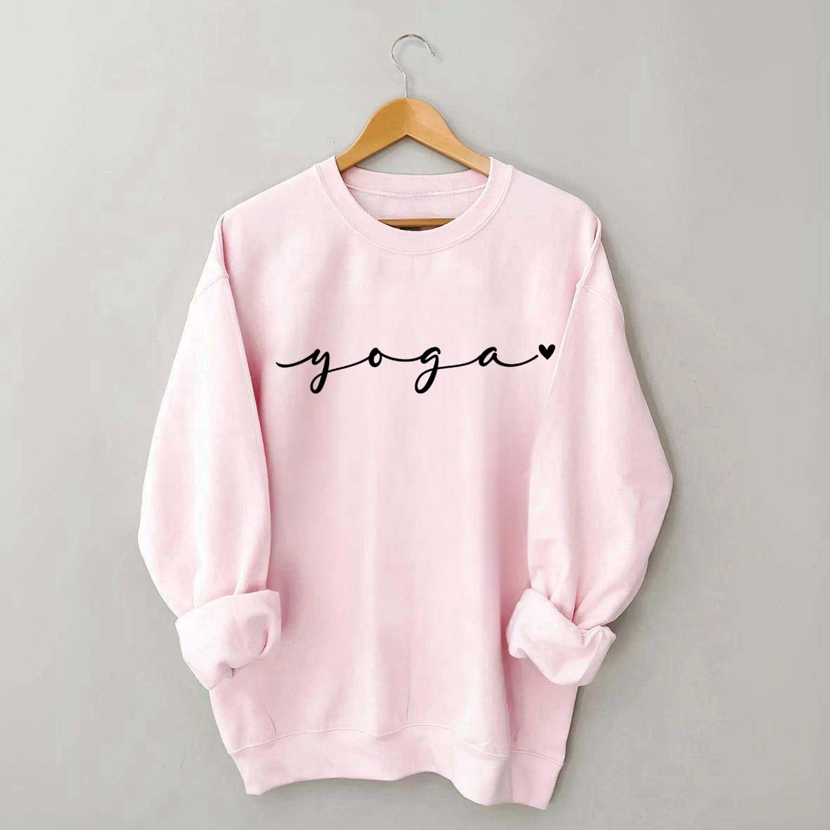 Cute Women Yoga Ink and Quotes Sweatshirt