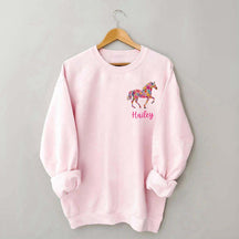 Custom Girl Horse Sweatshirt