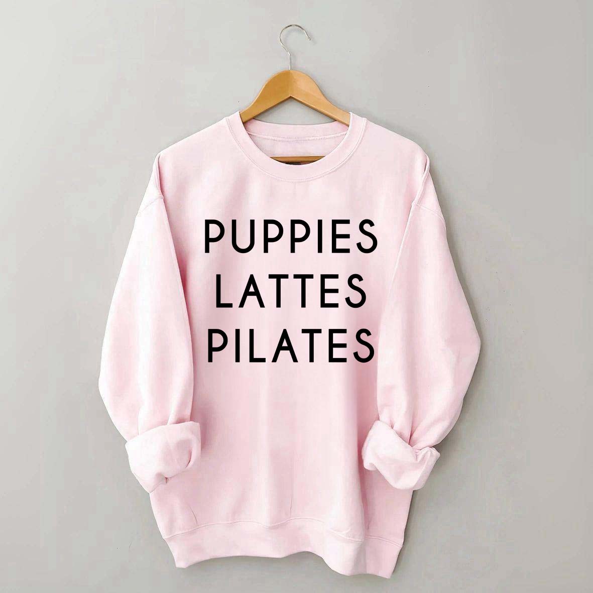 Puppies Lattes Pilates Sweatshirt