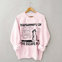Funny Physics Science Cat Sweatshirt