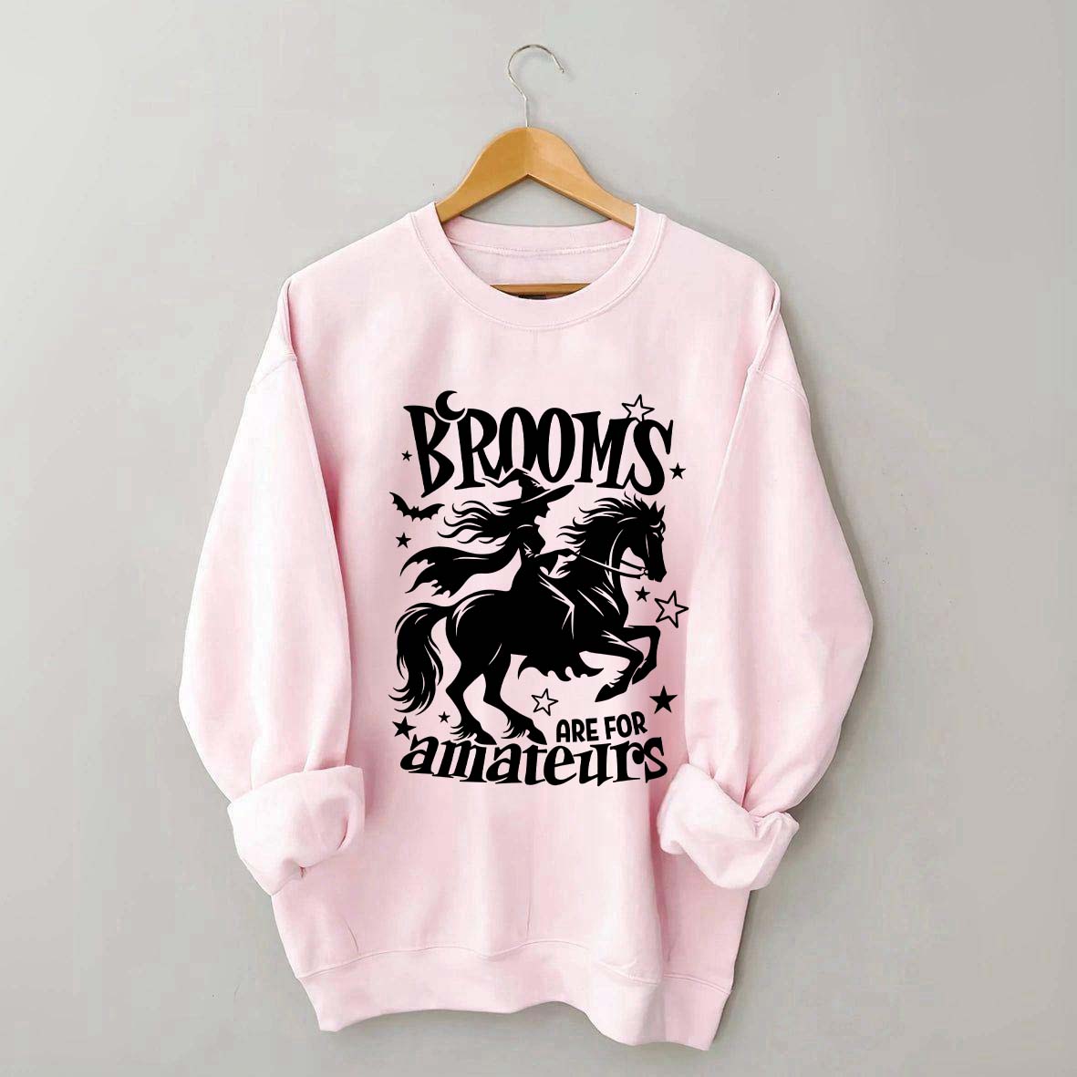 Funny Witch Riding Horse Sweatshirt