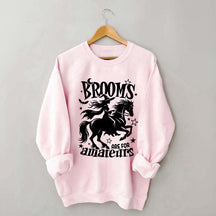 Funny Witch Riding Horse Sweatshirt
