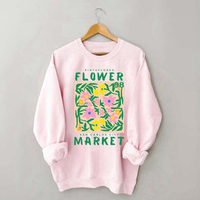 Boho  Pintaflores Floral Sweatshirt