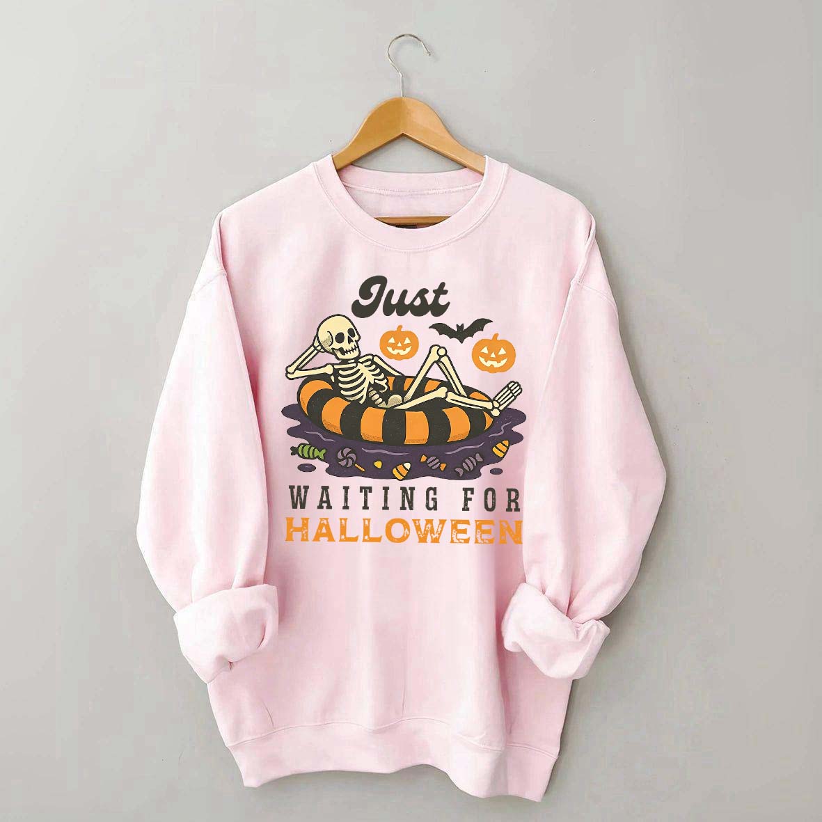 Funny Just Waiting for Halloween Sweatshirt