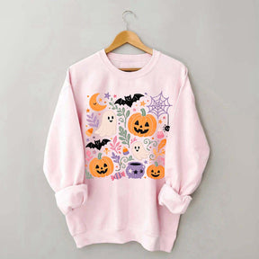 Floral Halloween Fall Spooky Season Sweatshirt