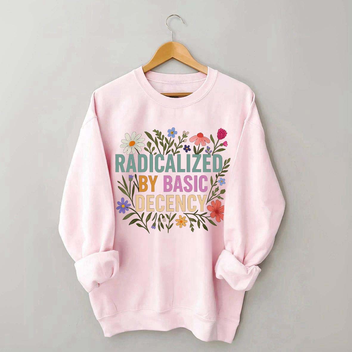 Progressive Floral Political Sweatshirt