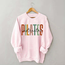 Pilates Instructor Comfort Colors Gym Workout Sweatshirt