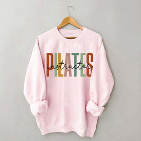 Pilates Instructor Comfort Colors Gym Workout Sweatshirt