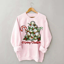 Volleyball Christmas Merry Xmas Sweatshirt
