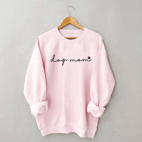 Dog Mom Paw Womens Sweatshirt