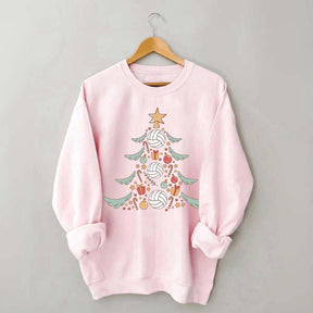 Volleyball Christmas Mom Holiday Sweatshirt