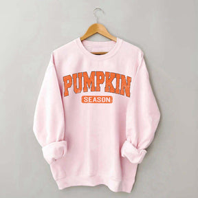 Retro Autumn Pumpkin Season Sweatshirt