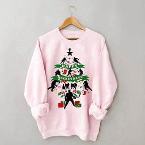 Happy Hockeydays Christmas Sweatshirt