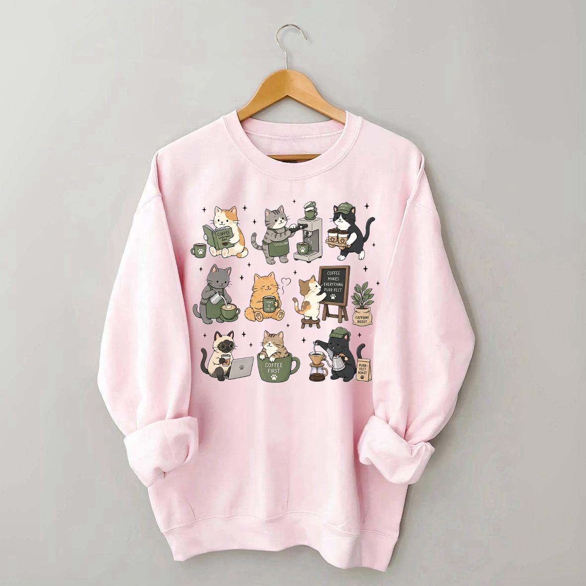 Coffee Cats Catpuccino Sweatshirt