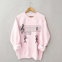 Stop Under a Rest Music Sweatshirt