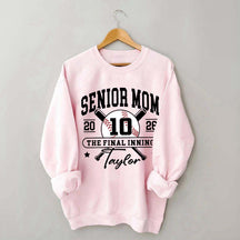 Custom Senior Baseball Mom 2026 Sweatshirt