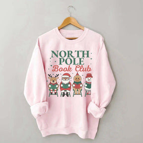 Retro Christmas Bookish Sweatshirt
