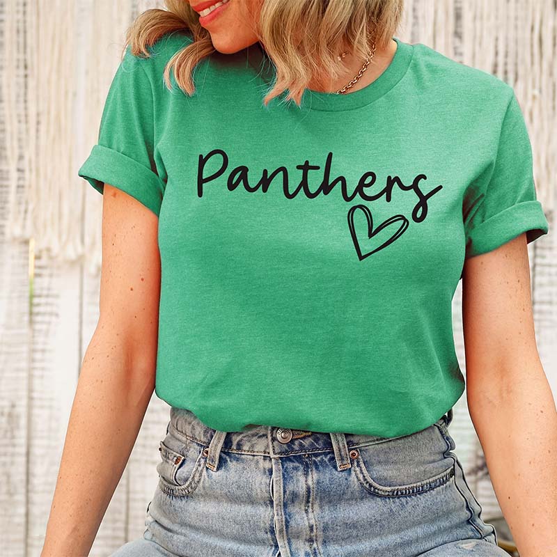 Custom Team Name with Heart T-Shirt