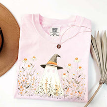 Retro Halloween Fall Aesthetic Daisy Flower T-Shirt