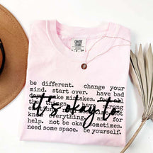 It's Okay Inspirational T-Shirt