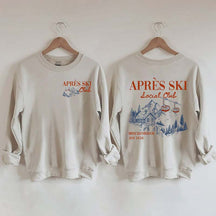 Retro Ski Lodge Warm Winter Sweatshirt