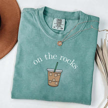 On The Rocks Iced Coffee Lover T-Shirt