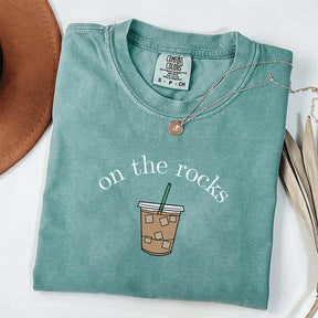 On The Rocks Iced Coffee Lover T-Shirt