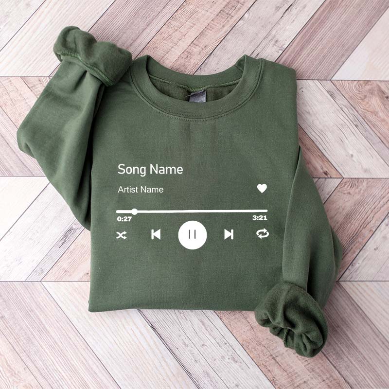 Custom Song Name Sweatshirt