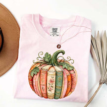 Comfort Colors Pumpkin Book Lover T-Shirt